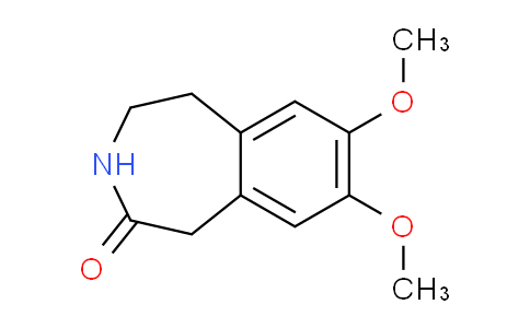 CAS No. 20925-64-8, 7,8-Dimethoxy-1,3,4,5-tetrahydrobenzo[d]azepin-2-one