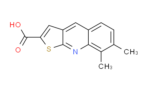 CAS No. 333312-08-6, 7,8-Dimethylthieno[2,3-b]quinoline-2-carboxylic acid