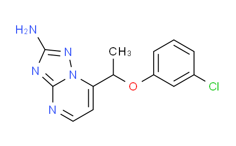 CAS No. 477865-76-2, 7-(1-(3-Chlorophenoxy)ethyl)-[1,2,4]triazolo[1,5-a]pyrimidin-2-amine