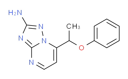 CAS No. 477865-07-9, 7-(1-Phenoxyethyl)-[1,2,4]triazolo[1,5-a]pyrimidin-2-amine