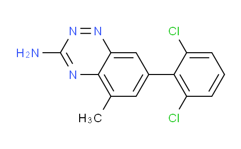 CAS No. 867333-31-1, 7-(2,6-Dichlorophenyl)-5-methylbenzo[e][1,2,4]triazin-3-amine