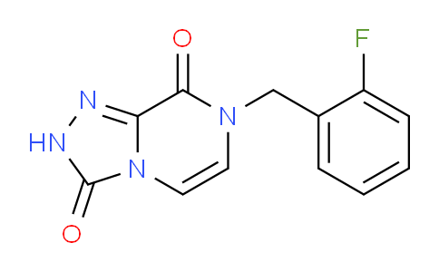 CAS No. 1713713-91-7, 7-(2-Fluorobenzyl)-[1,2,4]triazolo[4,3-a]pyrazine-3,8(2H,7H)-dione