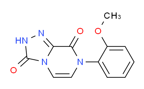 CAS No. 1031606-00-4, 7-(2-Methoxyphenyl)-[1,2,4]triazolo[4,3-a]pyrazine-3,8(2H,7H)-dione