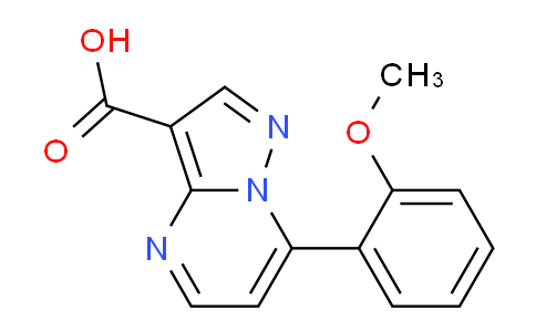 CAS No. 1707735-53-2, 7-(2-Methoxyphenyl)pyrazolo[1,5-a]pyrimidine-3-carboxylic acid