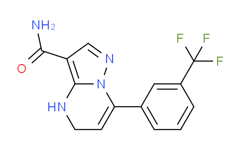 CAS No. 115931-11-8, 7-(3-(Trifluoromethyl)phenyl)-4,5-dihydropyrazolo[1,5-a]pyrimidine-3-carboxamide