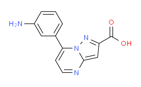 CAS No. 1018052-69-1, 7-(3-Aminophenyl)pyrazolo[1,5-a]pyrimidine-2-carboxylic acid
