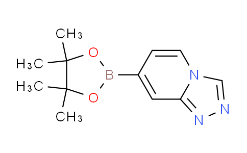 CAS No. 2260710-34-5, 7-(4,4,5,5-Tetramethyl-1,3,2-dioxaborolan-2-yl)-[1,2,4]triazolo[4,3-a]pyridine
