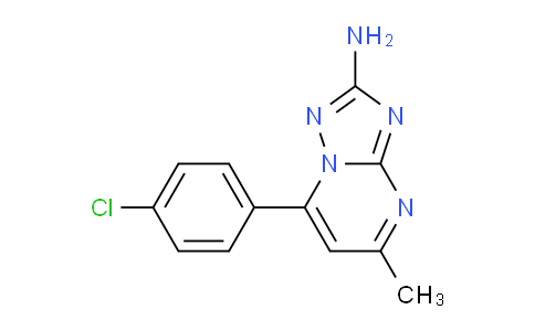 CAS No. 714278-25-8, 7-(4-Chlorophenyl)-5-methyl-[1,2,4]triazolo[1,5-a]pyrimidin-2-amine