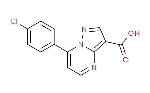 CAS No. 861410-46-0, 7-(4-Chlorophenyl)pyrazolo[1,5-a]pyrimidine-3-carboxylic acid