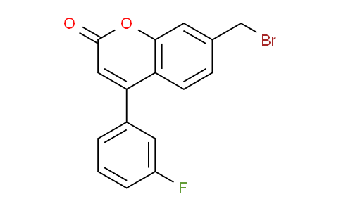 CAS No. 1044277-07-7, 7-(Bromomethyl)-4-(3-fluorophenyl)-2H-chromen-2-one