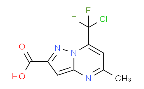 CAS No. 676522-75-1, 7-(Chlorodifluoromethyl)-5-methylpyrazolo[1,5-a]pyrimidine-2-carboxylic acid