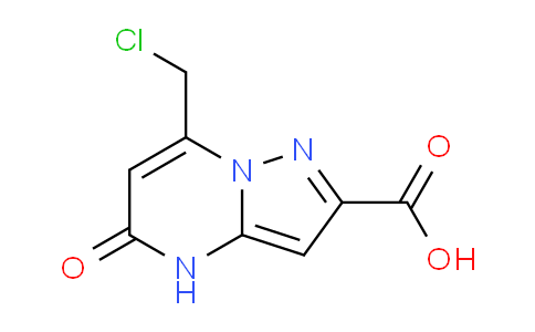 CAS No. 869947-01-3, 7-(Chloromethyl)-5-oxo-4,5-dihydropyrazolo[1,5-a]pyrimidine-2-carboxylic acid