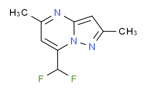 CAS No. 1795186-93-4, 7-(Difluoromethyl)-2,5-dimethylpyrazolo[1,5-a]pyrimidine
