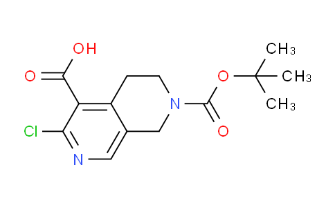 CAS No. 1250998-50-5, 7-(tert-Butoxycarbonyl)-3-chloro-5,6,7,8-tetrahydro-2,7-naphthyridine-4-carboxylic acid