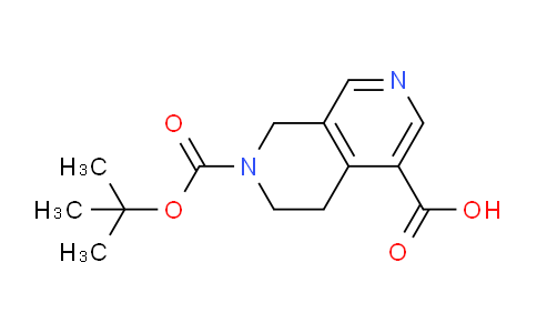 CAS No. 1250999-71-3, 7-(tert-Butoxycarbonyl)-5,6,7,8-tetrahydro-2,7-naphthyridine-4-carboxylic acid