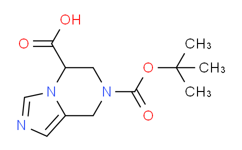 CAS No. 1822512-31-1, 7-(tert-Butoxycarbonyl)-5,6,7,8-tetrahydroimidazo[1,5-a]pyrazine-5-carboxylic acid