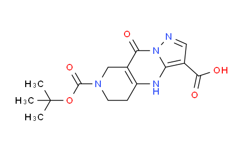 CAS No. 1708268-47-6, 7-(tert-Butoxycarbonyl)-9-oxo-4,5,6,7,8,9-hexahydropyrazolo[1,5-a]pyrido[4,3-d]pyrimidine-3-carboxylic acid