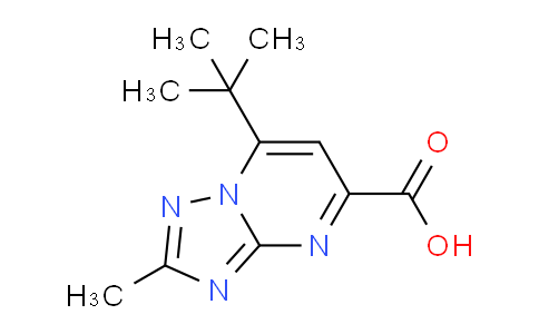 CAS No. 887672-46-0, 7-(tert-Butyl)-2-methyl-[1,2,4]triazolo[1,5-a]pyrimidine-5-carboxylic acid