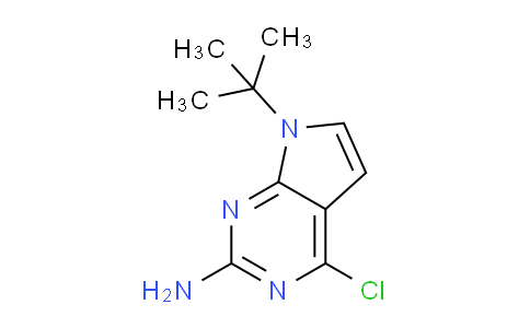 CAS No. 915726-36-2, 7-(tert-Butyl)-4-chloro-7H-pyrrolo[2,3-d]pyrimidin-2-amine