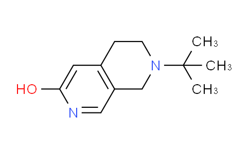 CAS No. 893567-14-1, 7-(tert-Butyl)-5,6,7,8-tetrahydro-2,7-naphthyridin-3-ol
