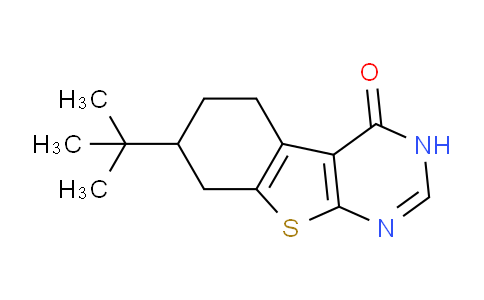 CAS No. 380902-66-9, 7-(tert-Butyl)-5,6,7,8-tetrahydrobenzo[4,5]thieno[2,3-d]pyrimidin-4(3H)-one
