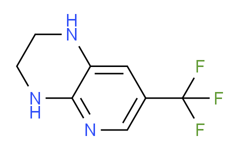 CAS No. 1260816-21-4, 7-(Trifluoromethyl)-1,2,3,4-tetrahydropyrido[2,3-b]pyrazine