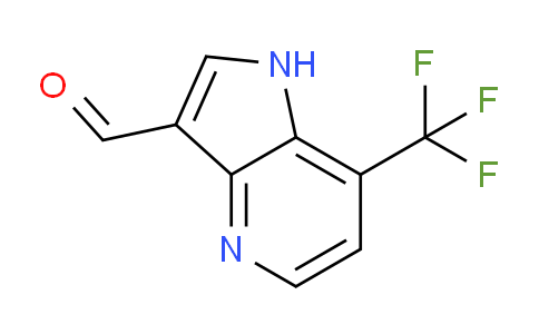 CAS No. 1190316-44-9, 7-(Trifluoromethyl)-1H-pyrrolo[3,2-b]pyridine-3-carbaldehyde