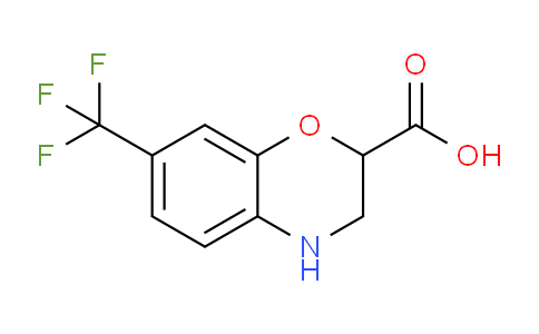 CAS No. 1086380-46-2, 7-(Trifluoromethyl)-3,4-dihydro-2H-benzo[b][1,4]oxazine-2-carboxylic acid