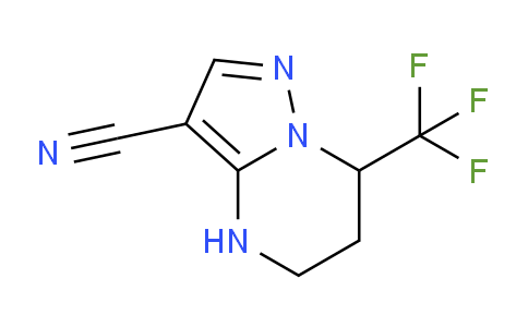 CAS No. 869945-20-0, 7-(Trifluoromethyl)-4,5,6,7-tetrahydropyrazolo[1,5-a]pyrimidine-3-carbonitrile