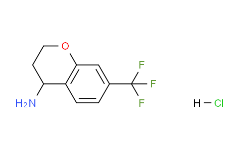 CAS No. 191608-40-9, 7-(Trifluoromethyl)chroman-4-amine hydrochloride