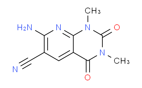 CAS No. 17789-33-2, 7-Amino-1,3-dimethyl-2,4-dioxo-1,2,3,4-tetrahydropyrido[2,3-d]pyrimidine-6-carbonitrile