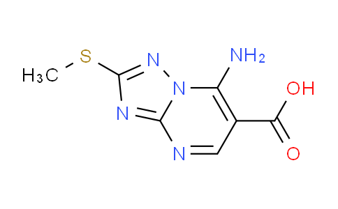 CAS No. 113967-71-8, 7-Amino-2-(methylthio)-[1,2,4]triazolo[1,5-a]pyrimidine-6-carboxylic acid