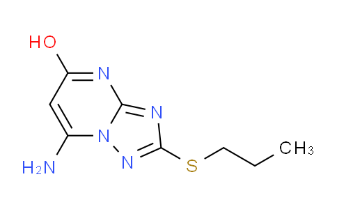 CAS No. 1211430-01-1, 7-Amino-2-(propylthio)-[1,2,4]triazolo[1,5-a]pyrimidin-5-ol