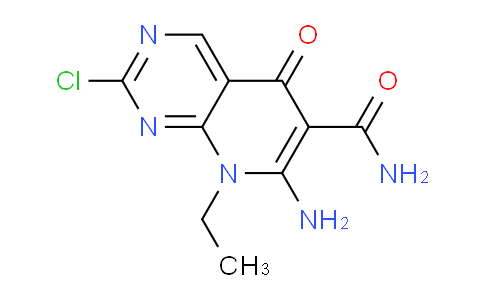 CAS No. 1314997-72-2, 7-Amino-2-chloro-8-ethyl-5-oxo-5,8-dihydropyrido[2,3-d]pyrimidine-6-carboxamide