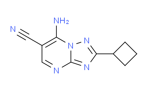 CAS No. 1379811-33-2, 7-Amino-2-cyclobutyl-[1,2,4]triazolo[1,5-a]pyrimidine-6-carbonitrile