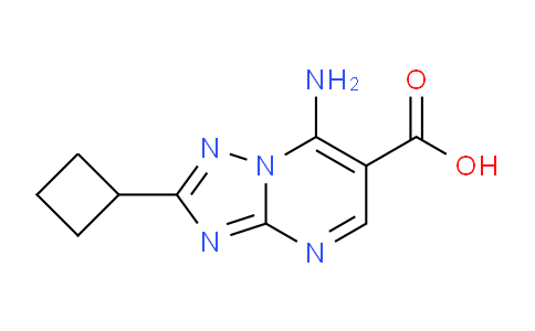 CAS No. 1379811-46-7, 7-Amino-2-cyclobutyl-[1,2,4]triazolo[1,5-a]pyrimidine-6-carboxylic acid