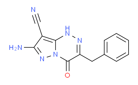 CAS No. 1355202-20-8, 7-Amino-3-benzyl-4-oxo-1,4-dihydropyrazolo[5,1-c][1,2,4]triazine-8-carbonitrile