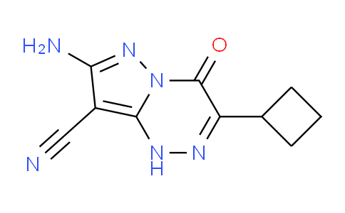 CAS No. 1351386-02-1, 7-Amino-3-cyclobutyl-4-oxo-1,4-dihydropyrazolo[5,1-c][1,2,4]triazine-8-carbonitrile