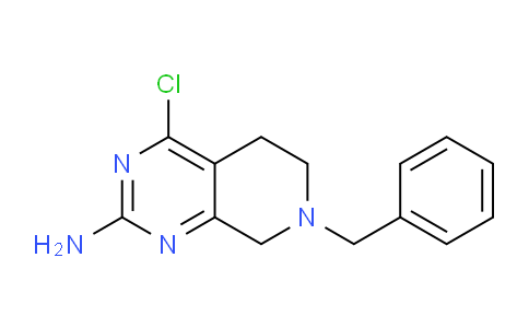 CAS No. 859825-79-9, 7-Benzyl-4-chloro-5,6,7,8-tetrahydropyrido[3,4-d]pyrimidin-2-amine
