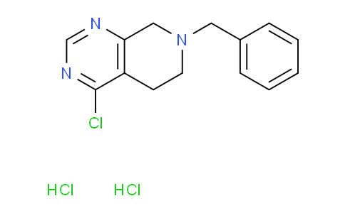 CAS No. 1255099-37-6, 7-Benzyl-4-chloro-5,6,7,8-tetrahydropyrido[3,4-d]pyrimidine dihydrochloride