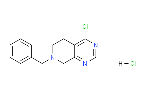 CAS No. 1187830-71-2, 7-Benzyl-4-chloro-5,6,7,8-tetrahydropyrido[3,4-d]pyrimidine hydrochloride
