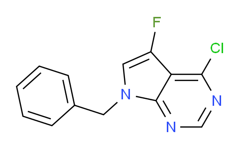 CAS No. 1380310-83-7, 7-Benzyl-4-chloro-5-fluoro-7H-pyrrolo[2,3-d]pyrimidine