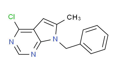 CAS No. 26035-89-2, 7-Benzyl-4-chloro-6-methyl-7H-pyrrolo[2,3-d]pyrimidine