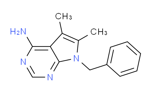 CAS No. 56344-53-7, 7-Benzyl-5,6-dimethyl-7H-pyrrolo[2,3-d]pyrimidin-4-amine