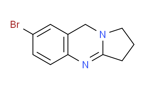 CAS No. 61938-84-9, 7-bromo-1,2,3,9-tetrahydropyrrolo[2,1-b]quinazoline