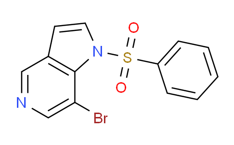 CAS No. 1951444-63-5, 7-Bromo-1-(phenylsulfonyl)-1H-pyrrolo[3,2-c]pyridine