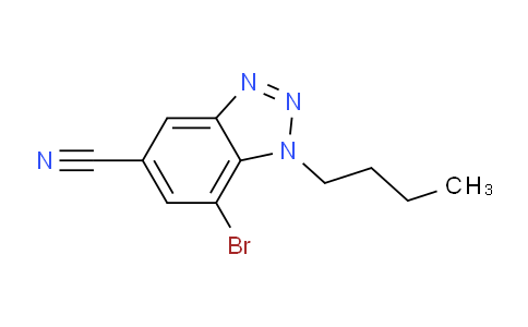 CAS No. 1437794-90-5, 7-Bromo-1-butyl-1,2,3-benzotriazole-5-carbonitrile