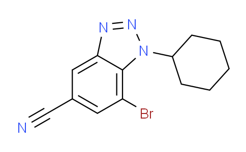 CAS No. 1426958-38-4, 7-Bromo-1-cyclohexyl-1,2,3-benzotriazole-5-carbonitrile