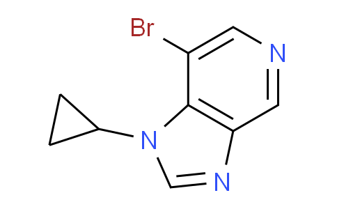 CAS No. 1044771-36-9, 7-Bromo-1-cyclopropyl-1H-imidazo[4,5-c]pyridine