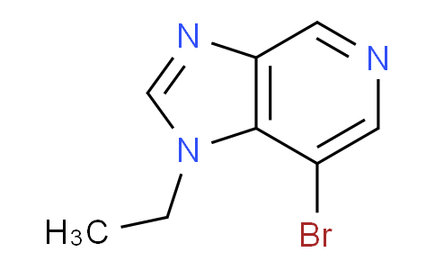 CAS No. 1044771-89-2, 7-Bromo-1-ethyl-1H-imidazo[4,5-c]pyridine